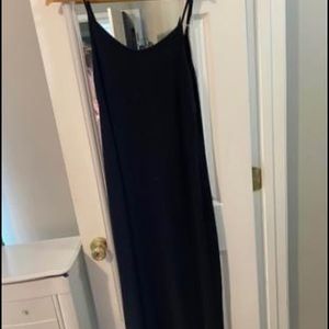Black maxi dress